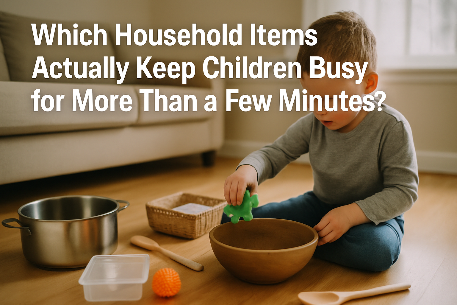 Which Household Items Actually Keep Children Busy for More Than a Few Minutes?