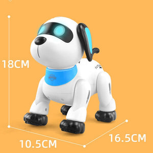 K21 Intelligent Voice-Controlled stunt robot dog toy on white background