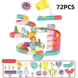 Water Play Track Sliding DIY Bath Toy Set