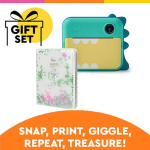 Pets Instant Print Kiddies Camera with dual lenses and instant photo printing for kids