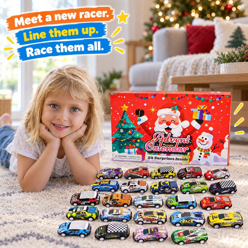 24 Racing Cars Advent Calendar