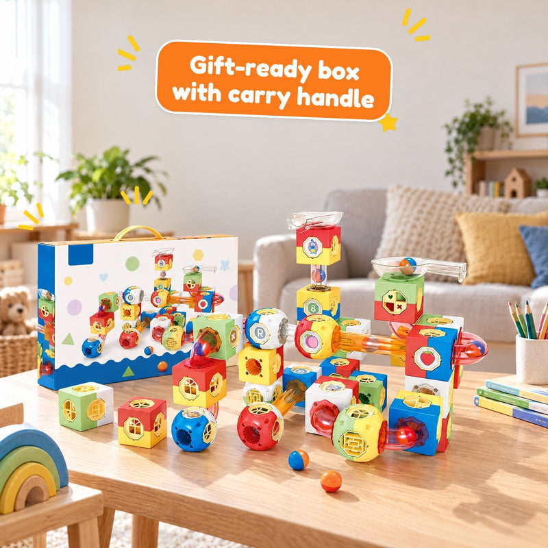 Marble Run Building Blocks Set
