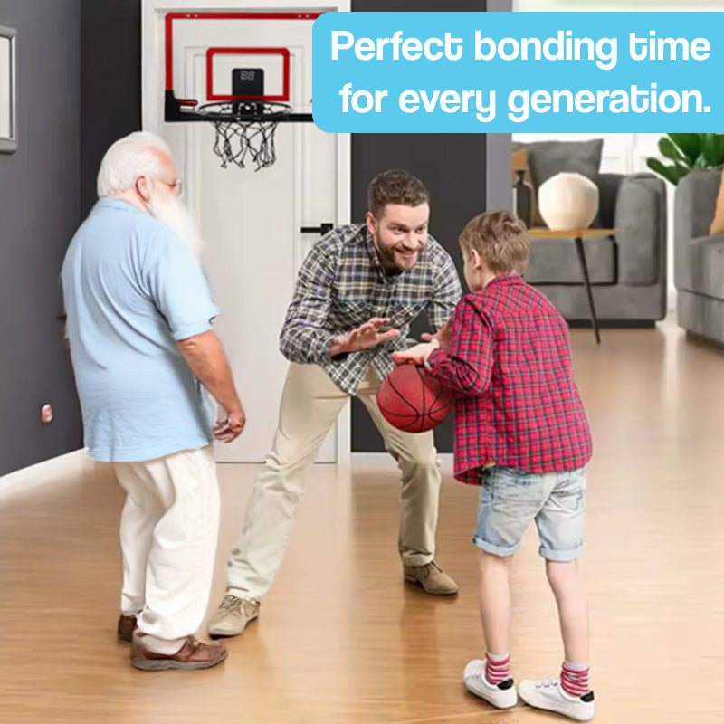 LED Pro Foldable Basketball Hoop with Digital Scoreboard