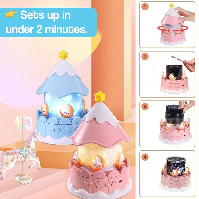 Sleepy Time Carousel Nightlight & Projector