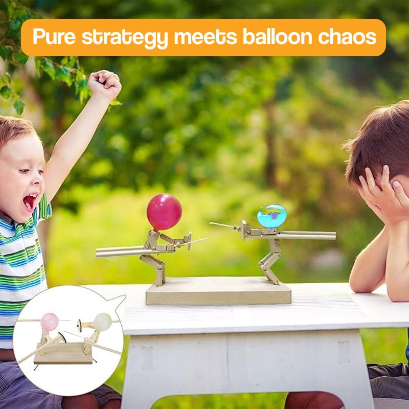 PopWars Balloon Fencing Wooden Set