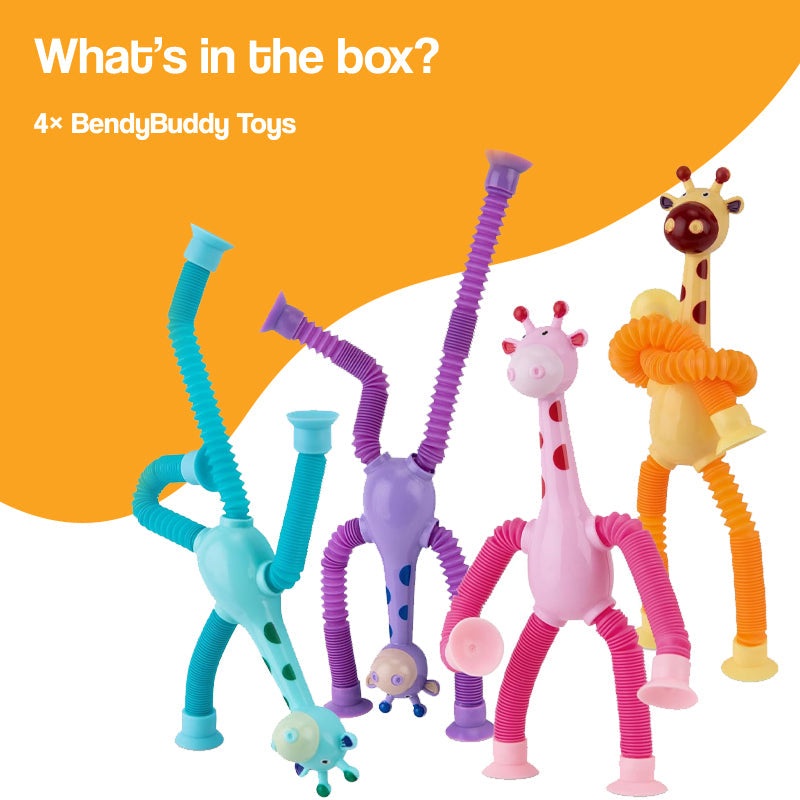 BendyBuddy Stick-Anywhere Fidget Toys