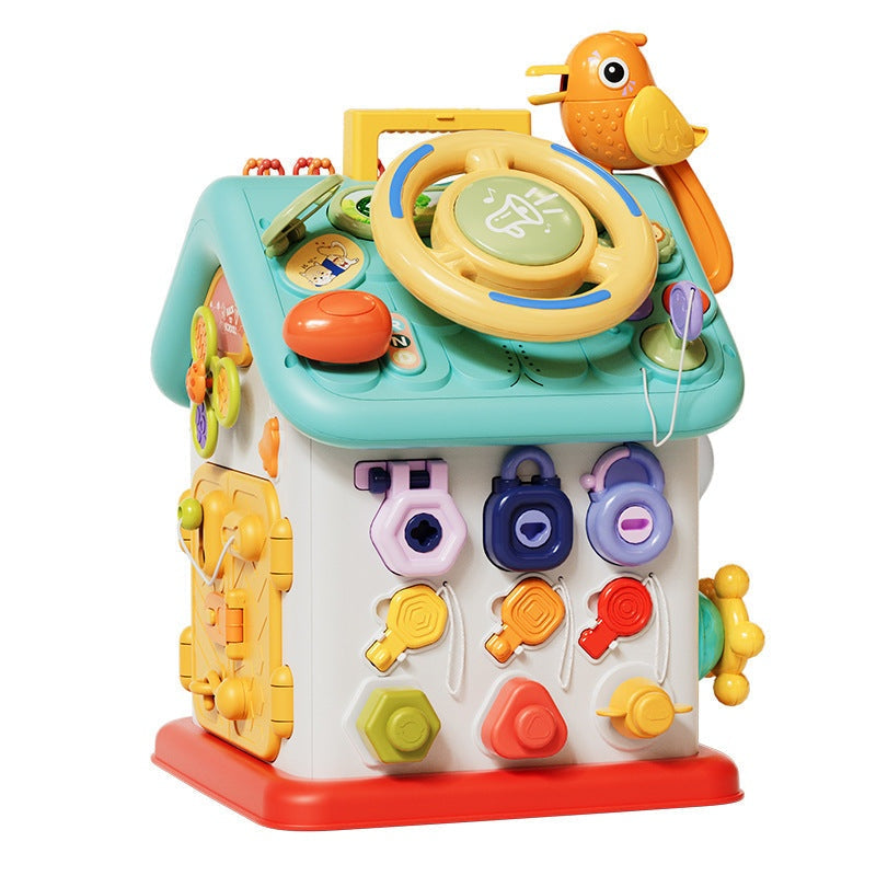 Montessori Busy House Toy for Fine Motor Skills