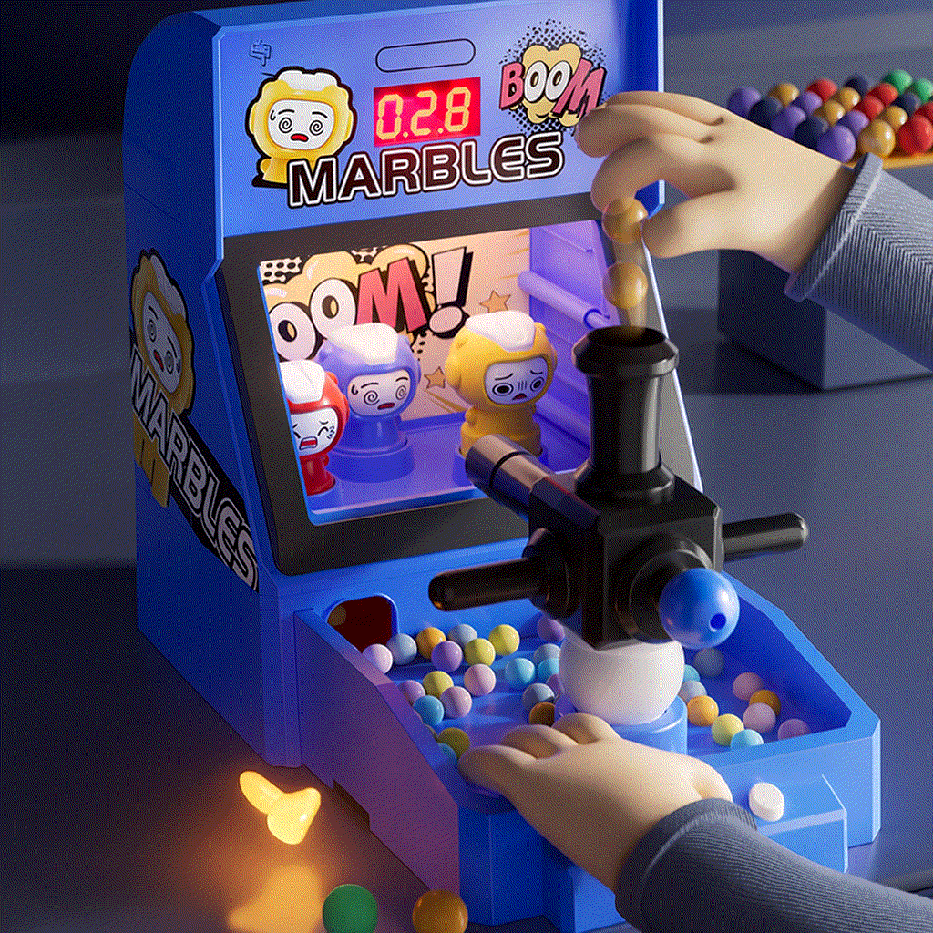 Children's Electric Pinball Shooting Game Machine