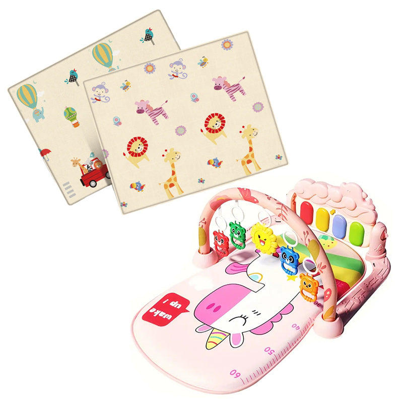 Baby Foot-Piano Fitness Rack for Newborns