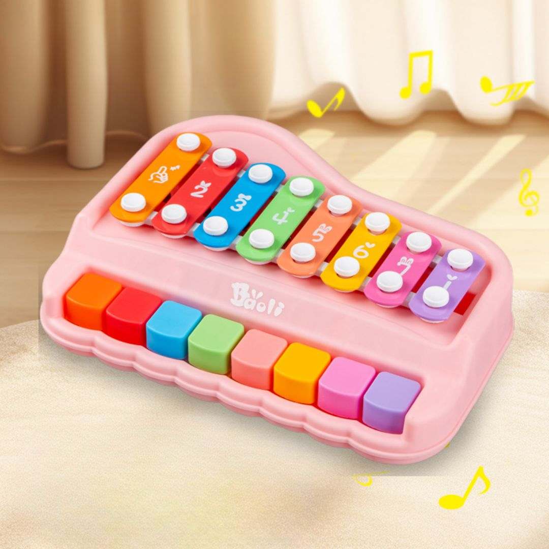 Kids Wooden Eight-Tone Percussion Xylophone Educational Toy