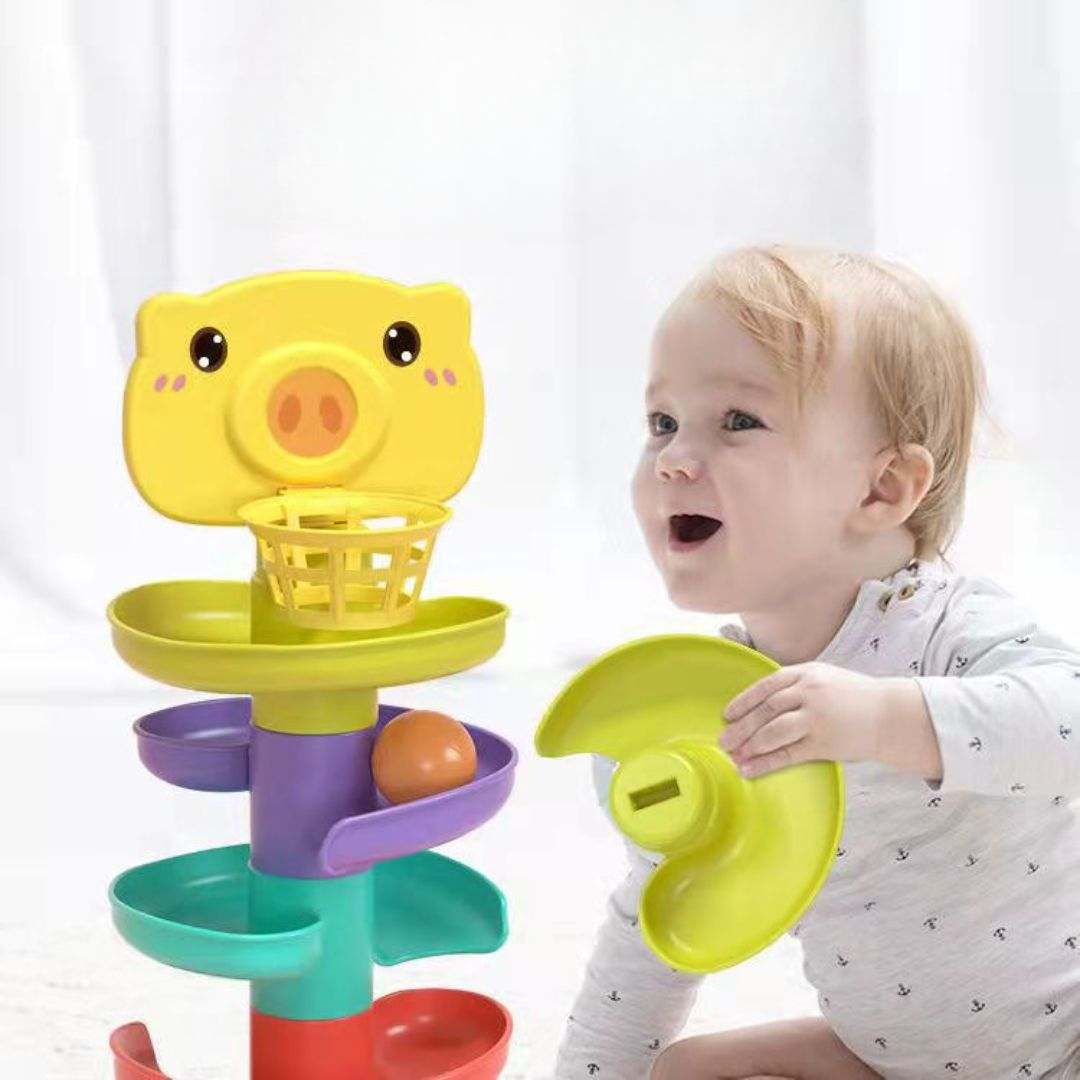 Interactive Baby Basketball Stacking Toy