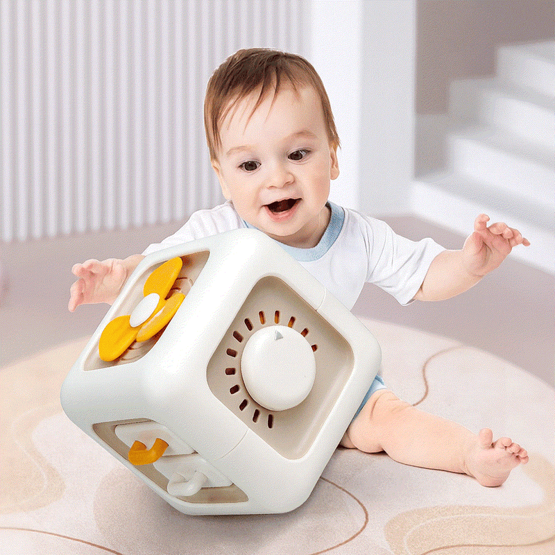 Six-Sided Magic Cube Toy for Early Education