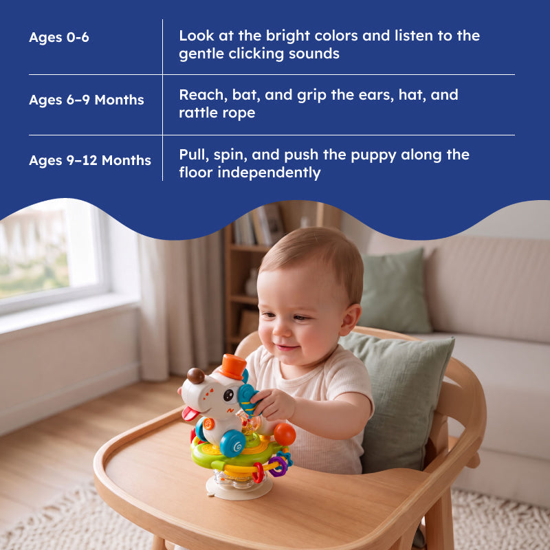 Suction Cup Puppy Sensory Toy