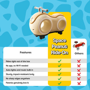 Space Peanut Ride-On Bike