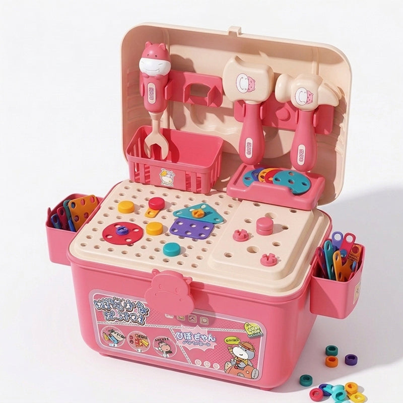Kids' Tool Set & Workbench Electric Drill Tools & Building Pieces