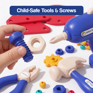Kids' Tool Set & Workbench Electric Drill Tools & Building Pieces