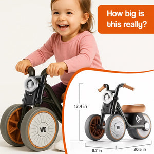 Tiny Biker Anti-Tip Light & Sound Motorcycle