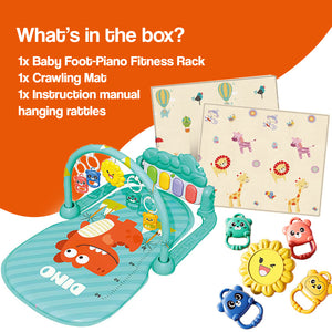 Baby Foot-Piano Fitness Rack for Newborns