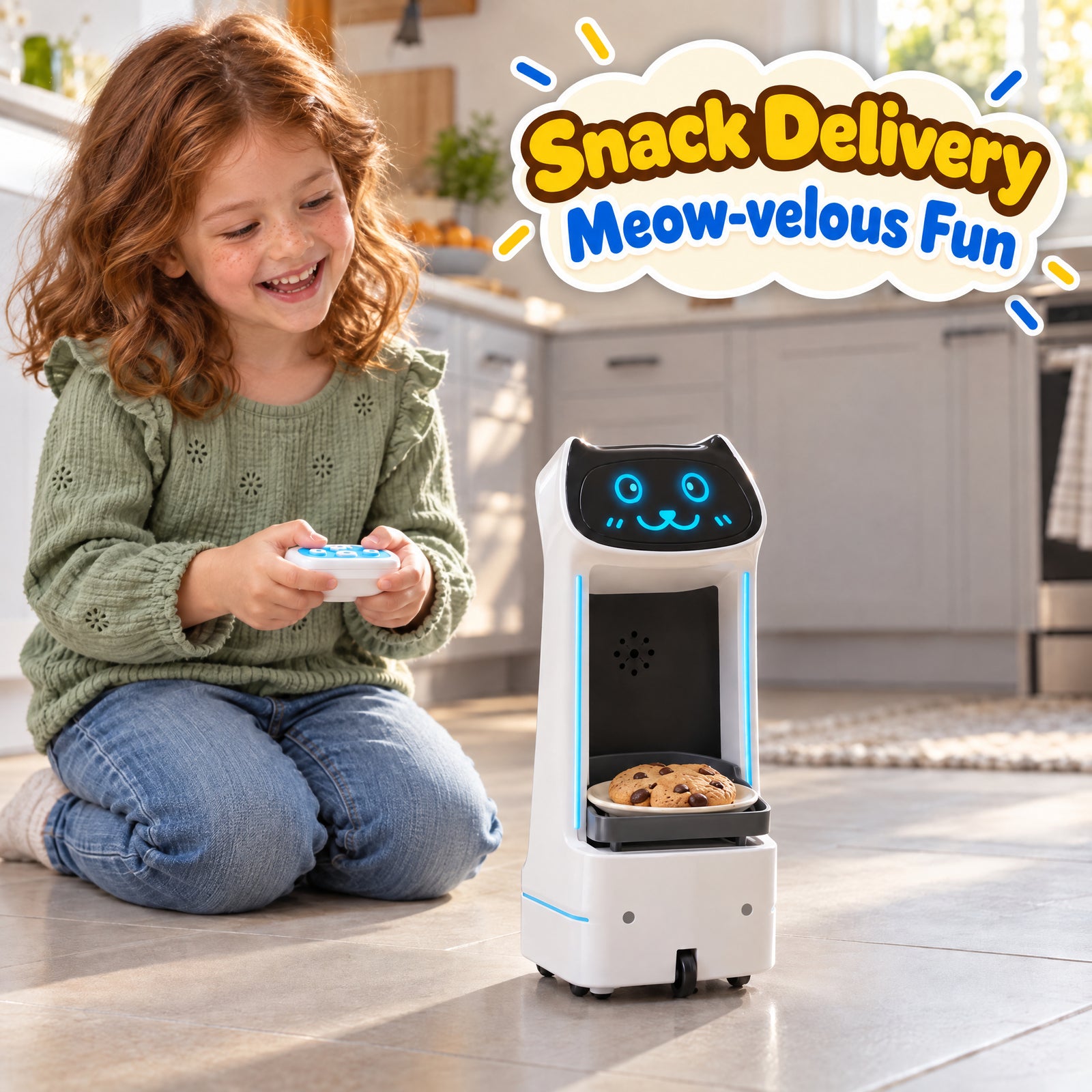 SnackBot the Delivery Robo-Kitty