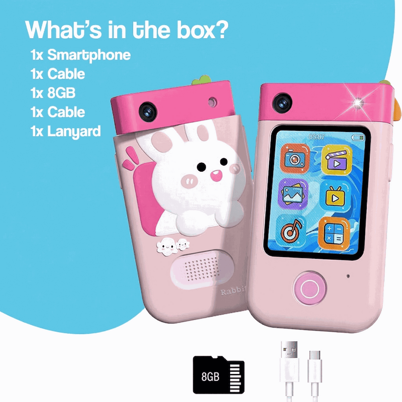 Interactive Kids Smartphone with Camera and Case