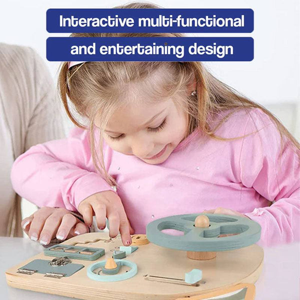Little Driver Montessori Activity Board - Little Learners Toys