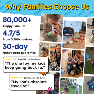 Why families choose Little Learners: thousands of happy families, verified 5-star reviews and a 30-day money back guarantee