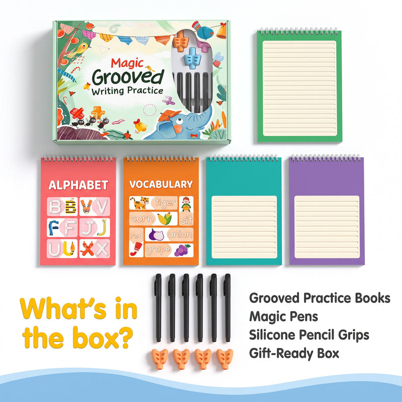 Magic Grooved Writing Practice Set