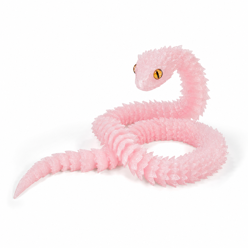Articulated 3D-Printed Viper Snake