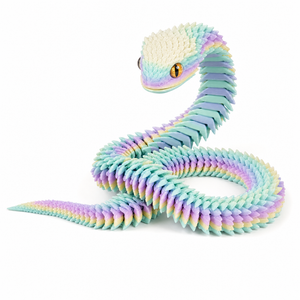 Articulated 3D-Printed Viper Snake