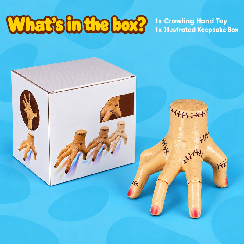 Crawling Hand Toy with Lights & Music