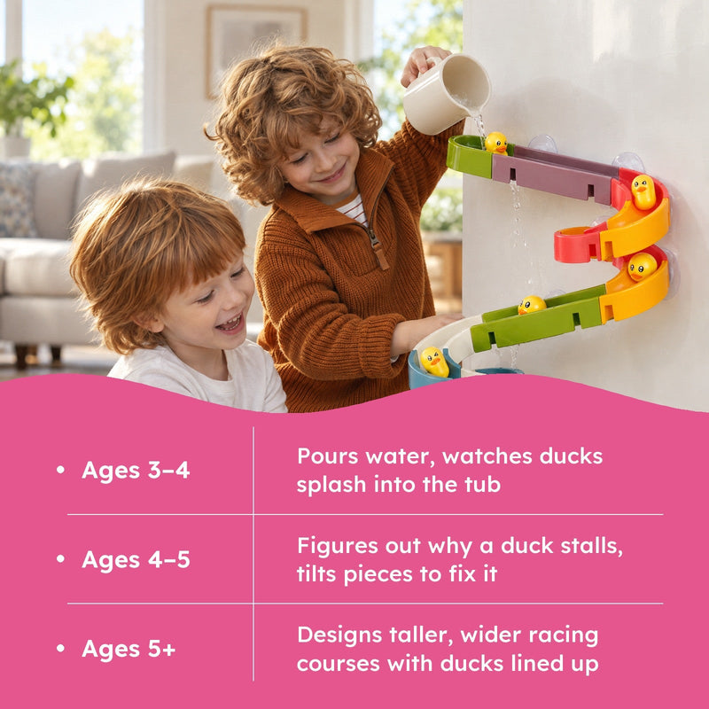 Duck Slide Bath Track Builder