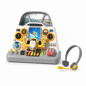 Airplane Cockpit Simulator Playset