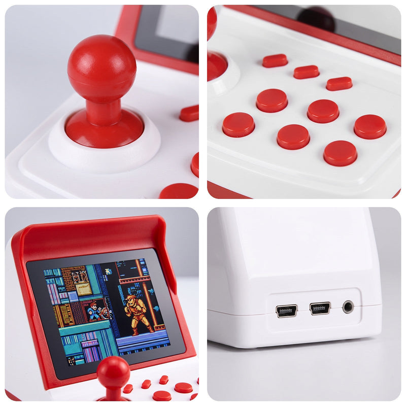 Mini Arcade Retro Game Console with Two Controllers