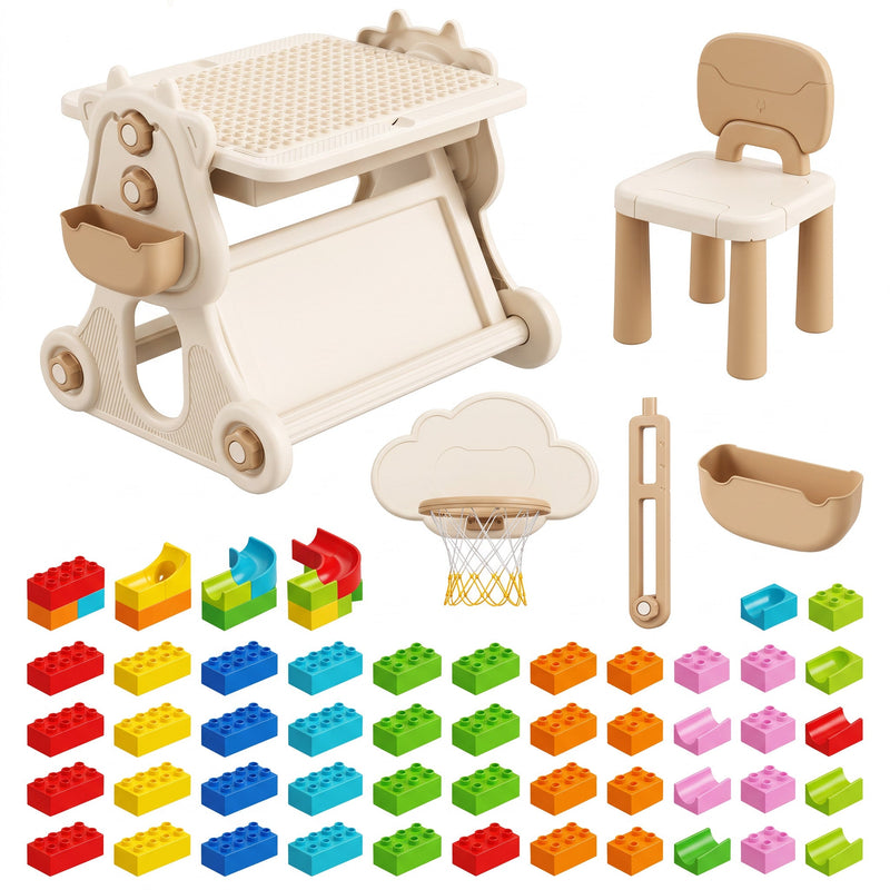 Multi-Activity Block Learning Table & Chair Set