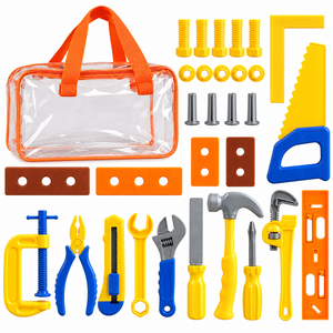 Kids Pretend Play Tool Set with Carry Bag