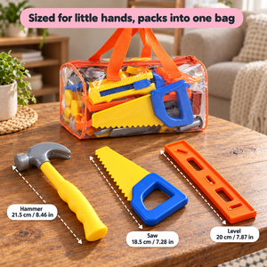 Kids Pretend Play Tool Set with Carry Bag