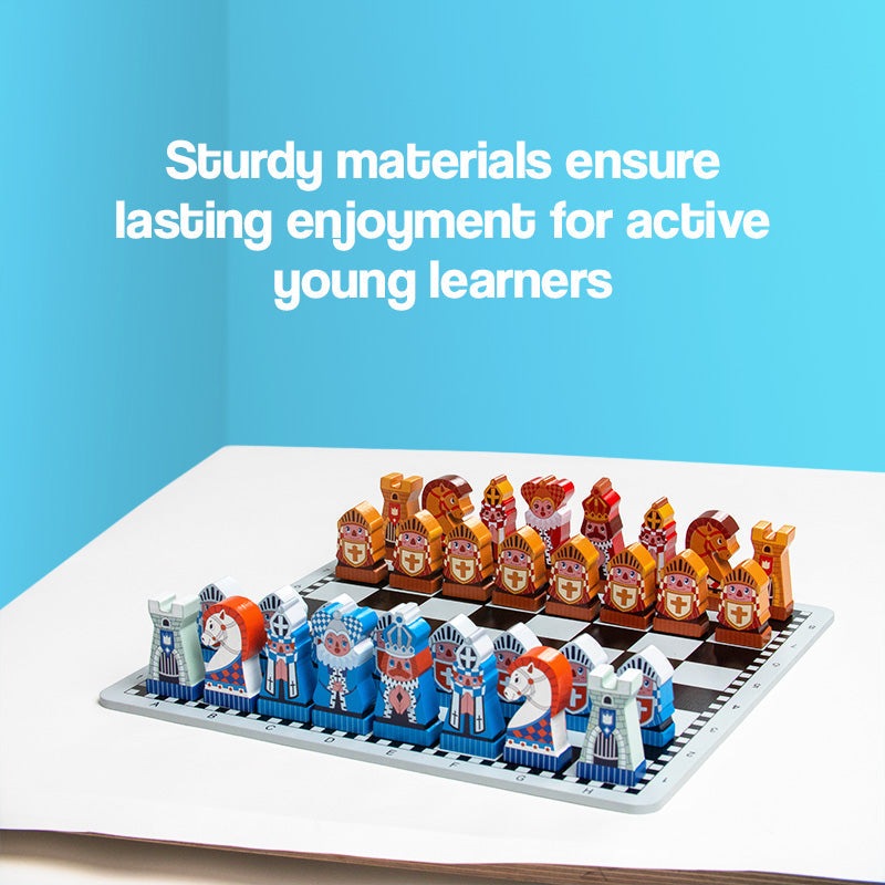 Checkmate Kingdom Educational Chess Set for Kids